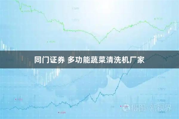 同门证券 多功能蔬菜清洗机厂家