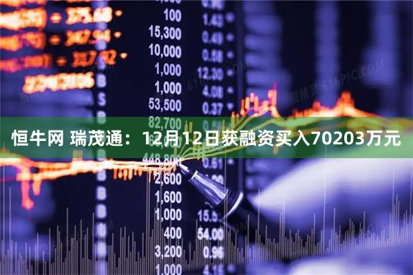 恒牛网 瑞茂通：12月12日获融资买入70203万元