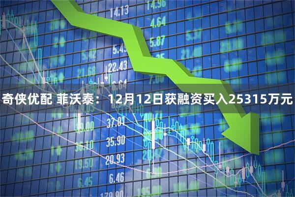奇侠优配 菲沃泰：12月12日获融资买入25315万元